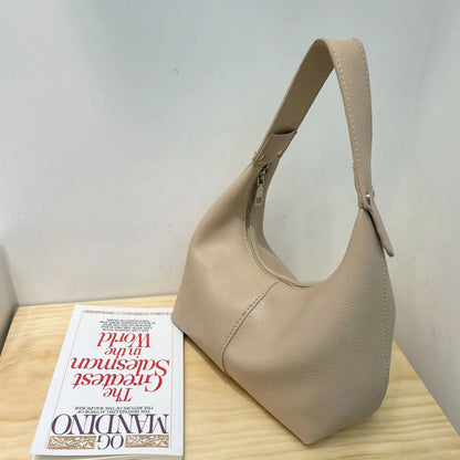 Women Vintage Underarm Bag PU Leather Soft Hobo Shoulder Bags