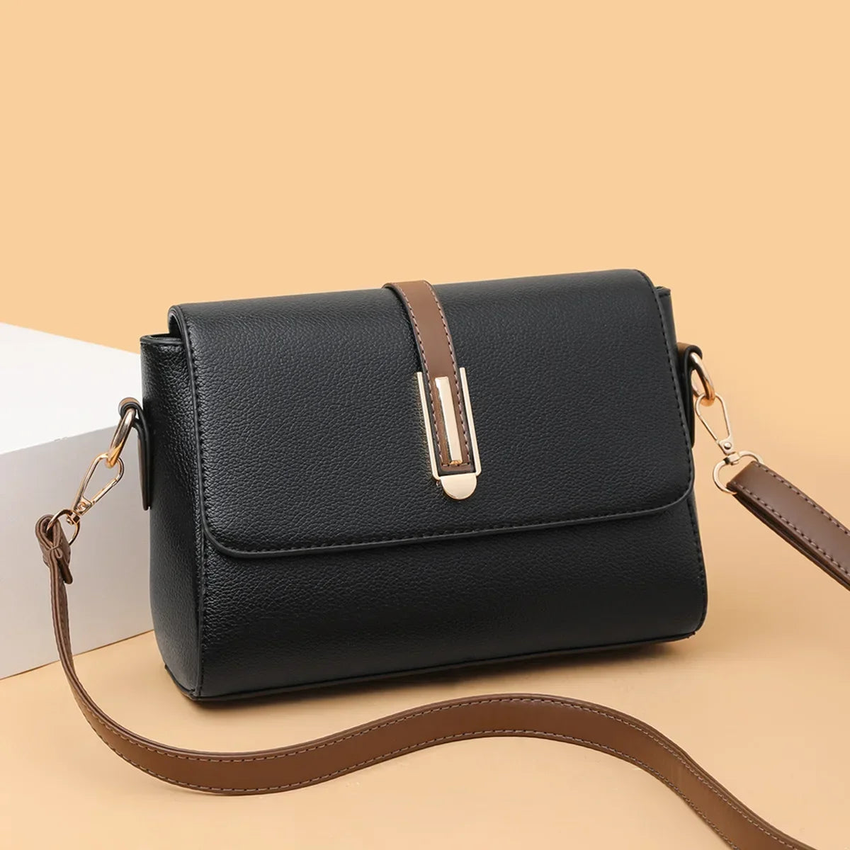 Fashion Crossbody Bag PU Leather Messenger Bag