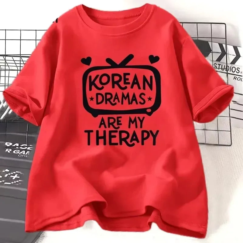Korean Dramas Are My Therapy Women's Graphic T-Shirt