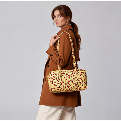 Women Eco-friendly Nylon Polka Dot Shoulder Bag