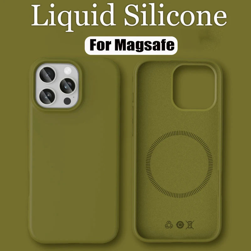 Liquid Silicone MagSafe iPhone Case – iPhone 13 to 17 Series