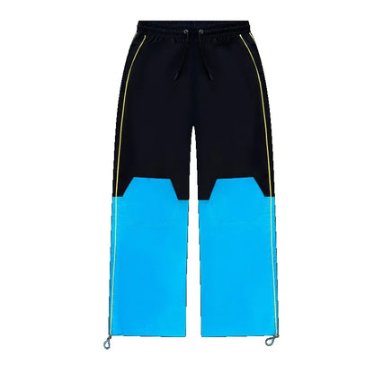 Y2K Color Block Tracksuit Set – Unisex Retro 90s Streetwear