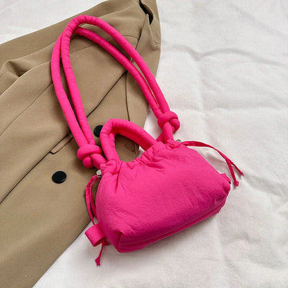 Puffer Tote Bag – Women's Padded Nylon Shoulder Bag