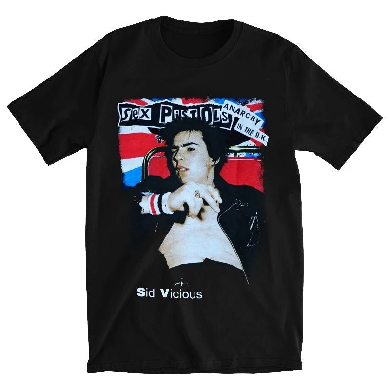 Sex Pistols Vintage Graphic T-Shirt – Punk Rock Band Tee