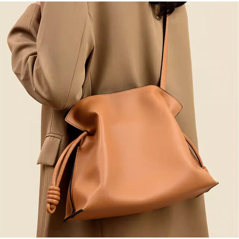 Brand Luxury Drawstring Long Shoulder Bag