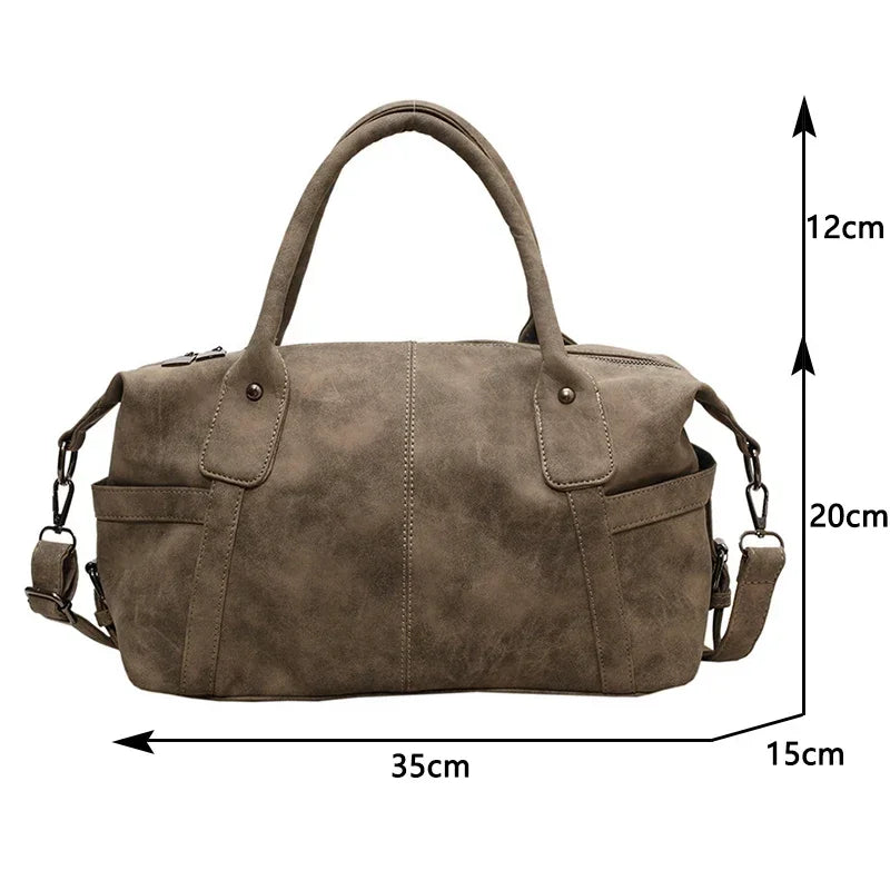 Retro Design PU Leather Shoulder Bags