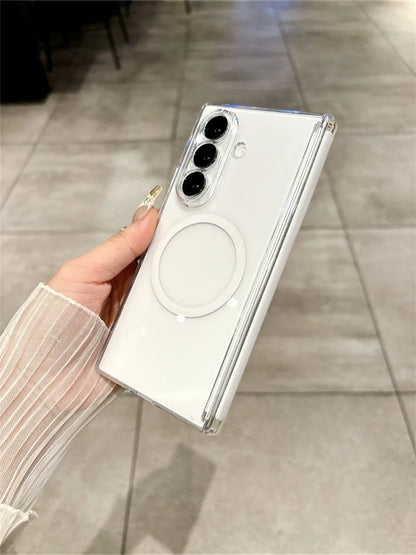 Clear Magnetic Case for Samsung Galaxy Z Fold 8 / 7 / 6