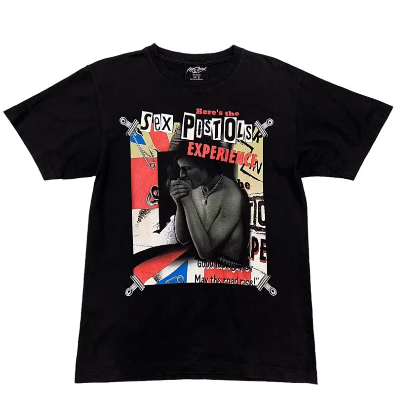 Sex Pistols Vintage Graphic T-Shirt – Punk Rock Band Tee