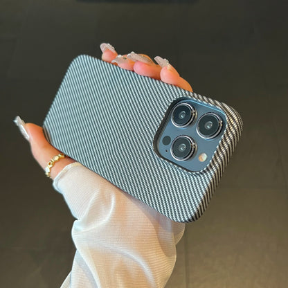 Carbon Fiber iPhone Case – Ultra Slim Shockproof PC Bumper Cover