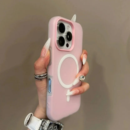 MagSafe iPhone Case – Candy Color 2-in-1 Magnetic Cover