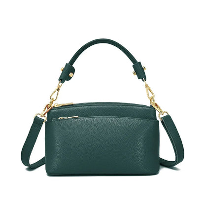 Women Cowhide Genuine Leather Shoulder Bag