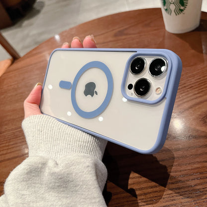Transparent MagSafe iPhone Case – Colorful, iPhone X to 15 Series