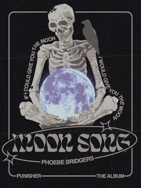 Phoebe Bridgers Music Poster – Moon Song Wall Art Print