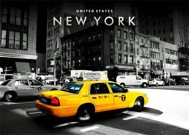 New York City Night View Canvas Wall Art – NYC Skyline Poster