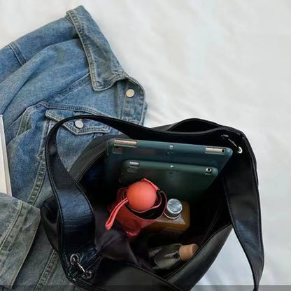 Large Capacity Elegant Texture Shoulder Handbag