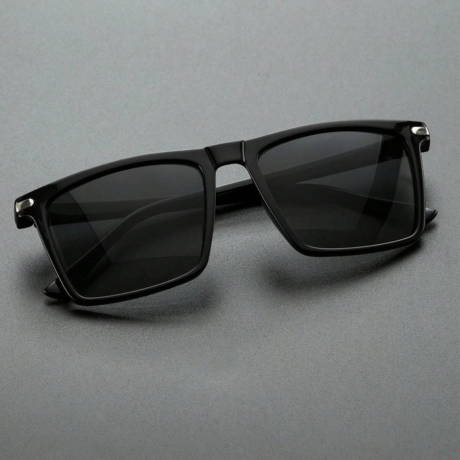 Square Sunglasses – Vintage Mirror Lens Unisex Driving Shades