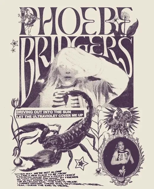 Phoebe Bridgers Music Poster – Moon Song Wall Art Print