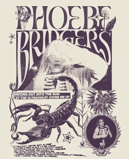 Phoebe Bridgers Music Poster – Moon Song Wall Art Print
