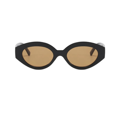 Vintage Cat Eye Sunglasses – Oval Punk Shades for Women