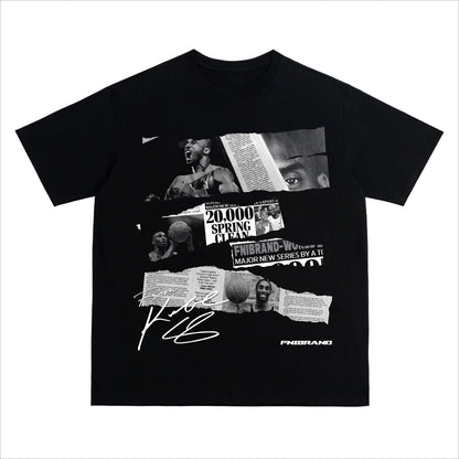 Kobe Bryant Graphic Print Oversized T-Shirt