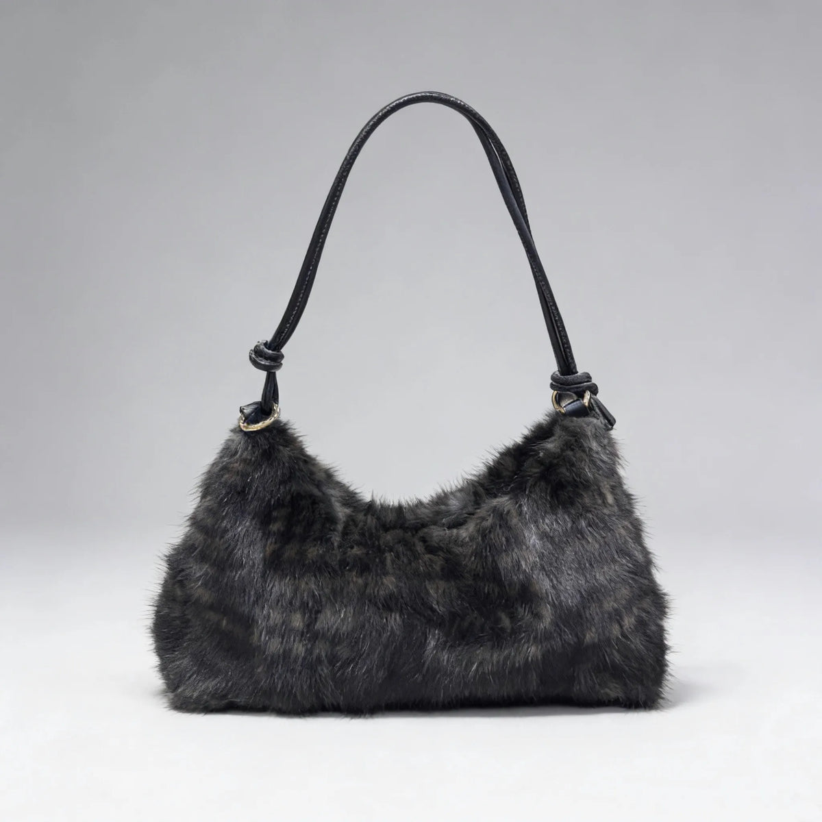 Mink Fur Shoulder Bag – Luxury Women's Crossbody Handbag