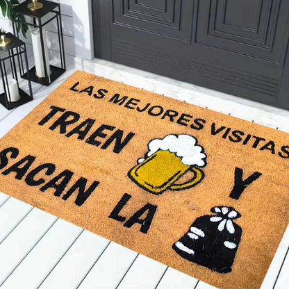 Funny Beer Doormat – Non-Slip Indoor Outdoor Welcome Mat