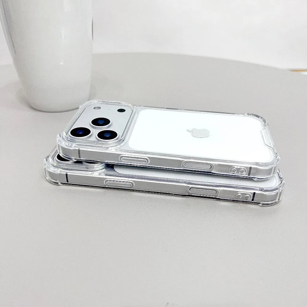 Clear Airbag Shockproof iPhone Case – iPhone 7 to 17 Series
