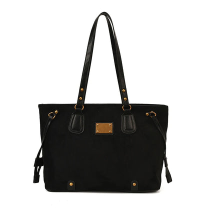 Women PU Suede Shoulder Bag Winter Retro Soft Tote Bag