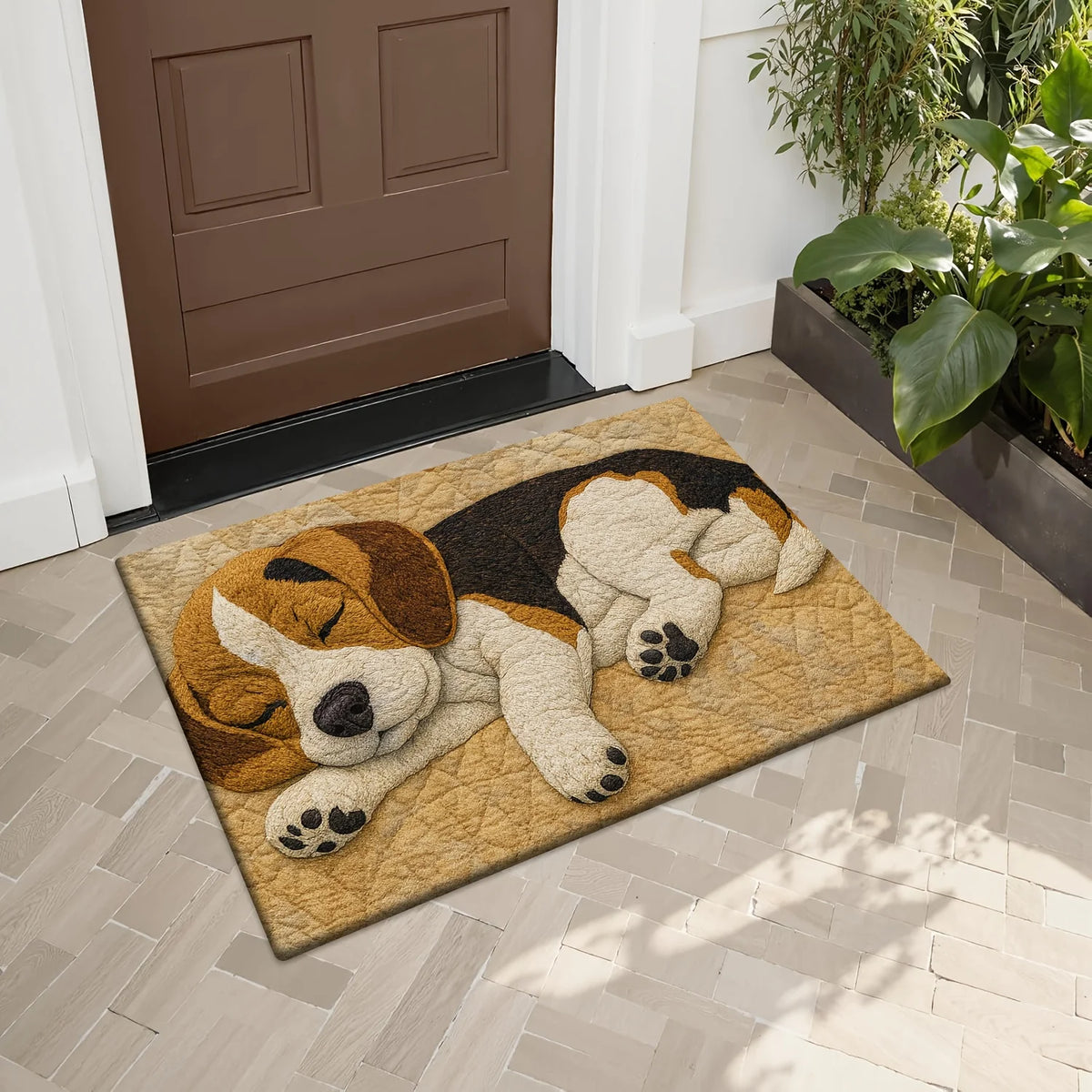 Beagle Doormat – Non-Slip Stain-Resistant Indoor Outdoor Rug