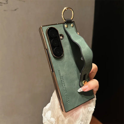 Samsung Galaxy Z Fold Case – Wavy Cover with Wrist Strap Holder