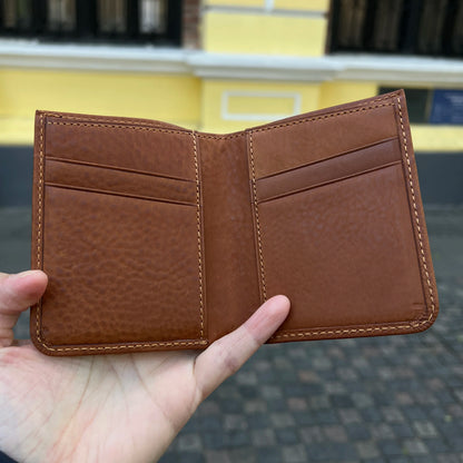 RFID Blocking Men's Leather Wallet with Custom Name – Hiram Beron