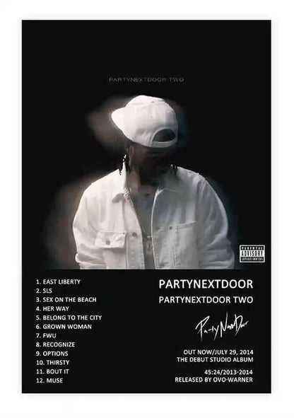 PARTYNEXTDOOR Partymobile Album Cover Poster Wall Art Print