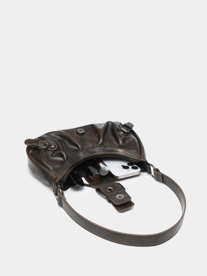 Maillard Y2K Vintage Leather Shoulder Bag