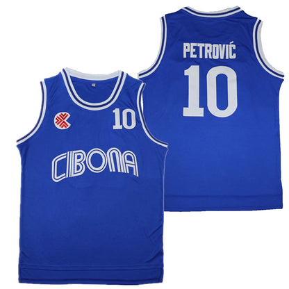 Retro Basketball Jersey – Embroidered Outdoor Sportswear