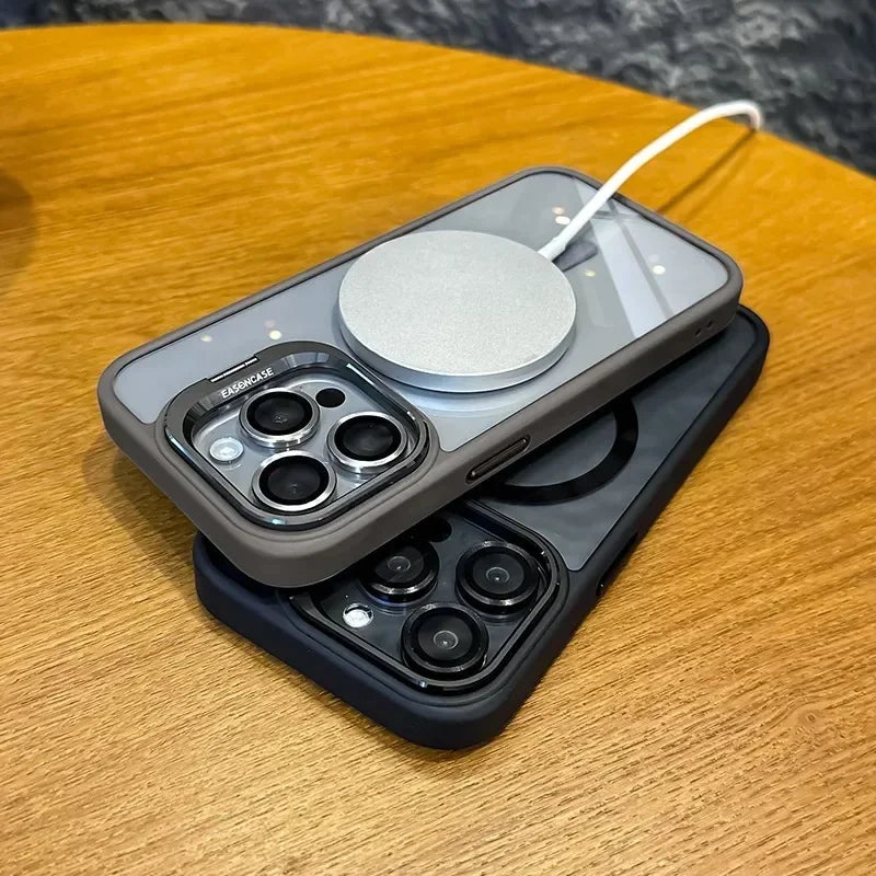 Magnetic Shockproof MagSafe Case with Stand for iPhone 18 Pro Max