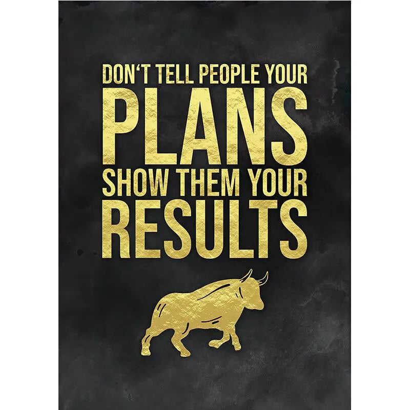 Stock Trading Motivational Wall Art Poster – Buy Fear Sell Greed