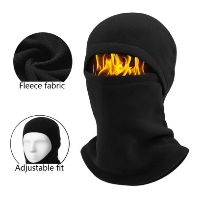 Fleece Balaclava Winter Face Mask – Thermal Head Cover for Men