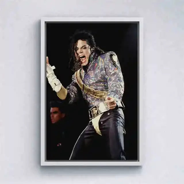 Michael Jackson Wall Art Canvas Print – Music Legend Poster for Home Decor