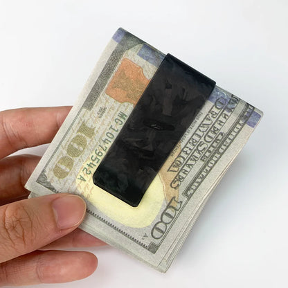 Carbon Fiber Front Pocket Wallet – Slim Money Clip for Men & Women