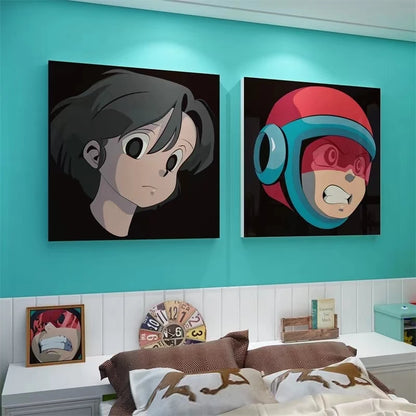 Anime Pop Art Canvas Poster | Japanese Korean Style Wall Art for Kids & Teens