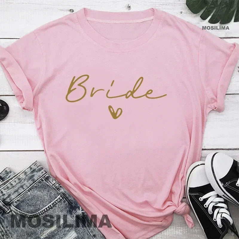Bride Bachelorette Party T-Shirt – Cotton Hen Party Tee
