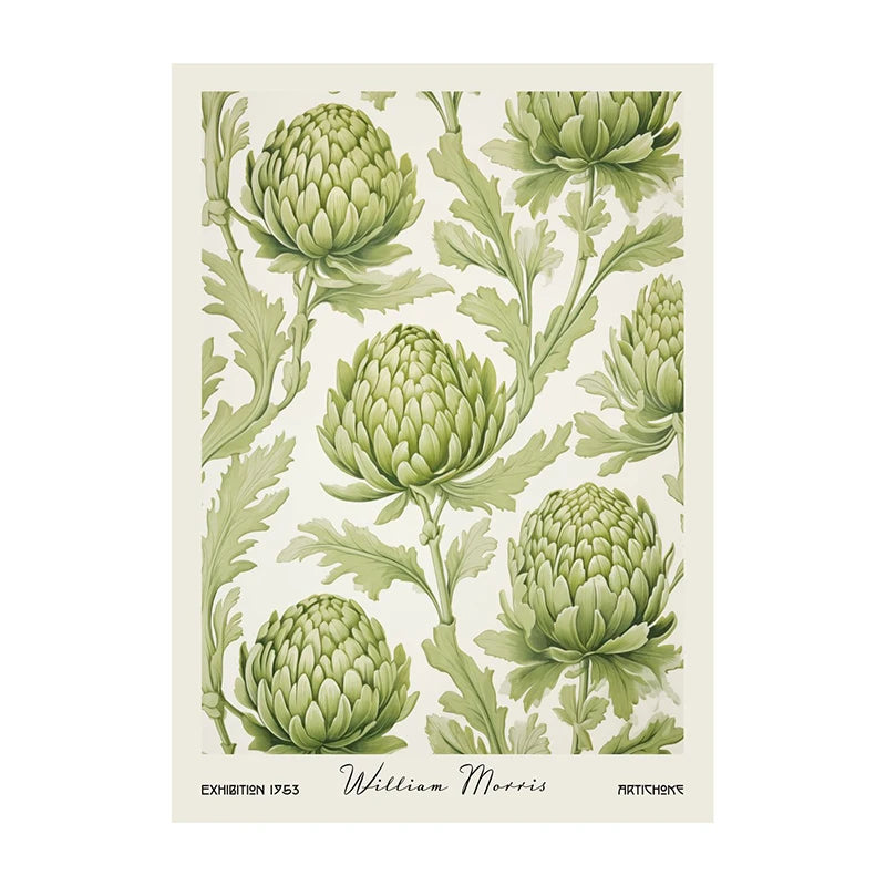 Kitchen Food Canvas Wall Art Poster – Coffee Tea Fruit Prints