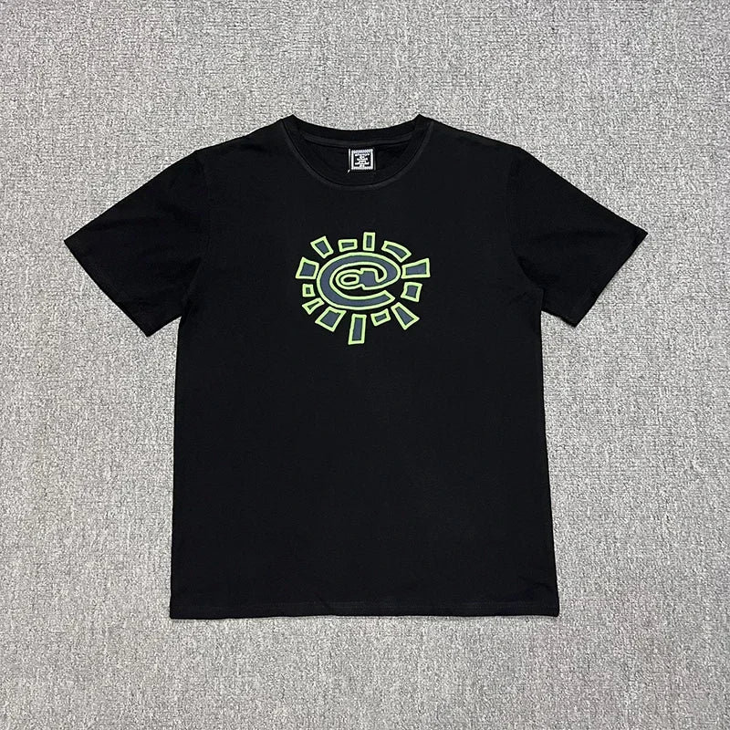 Sun Print Graphic T-Shirt – Casual Cotton Tee for Men & Women