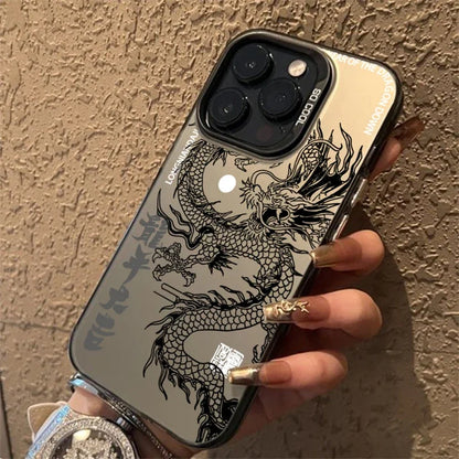 Chinese Dragon iPhone Case – Hard Matte Cover for iPhone 17 16 15 14 13 12 11 Series