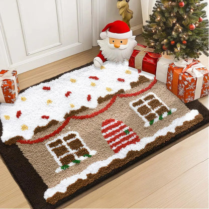 Christmas Santa Claus Bath Mat – Soft Festive Rug