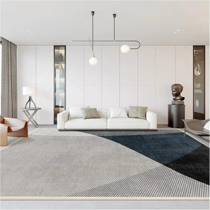 Nordic Abstract Area Rug – Large Living Room Carpet, Anti-Slip, Modern Luxury