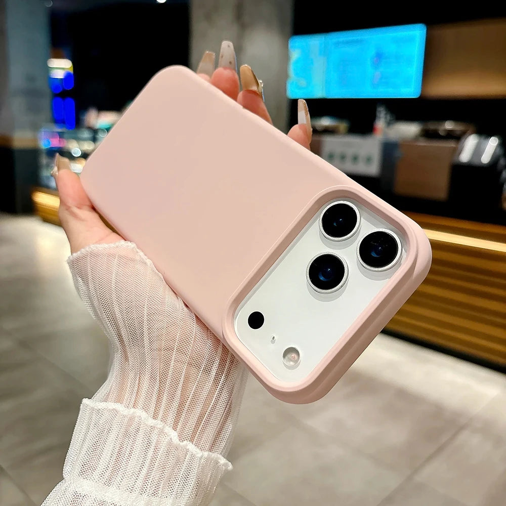 Liquid Silicone iPhone 17 Case – Candy Color Matte, iPhone 17 / Pro / Max / Air