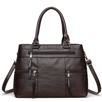 Elegant Handbag For Women High Quality Leather Top-Handle Bags