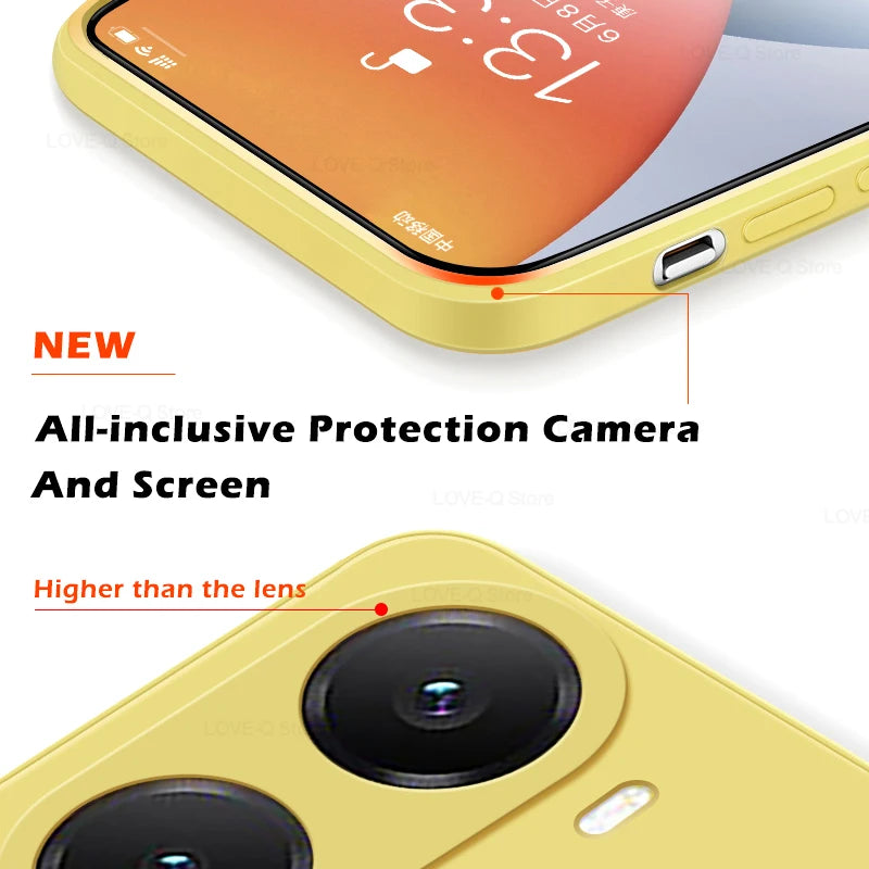 Poco X7 / X7 Pro Case – Liquid Silicone Shockproof Cover
