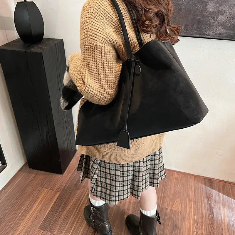 Vintage Casual Tote Bag New Large-capacity Handbag